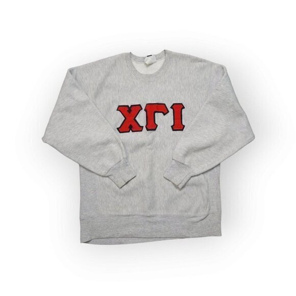 Vintage XRI Fraternity Sorority Sweatshirt 90s Mens XL Pullover - Picture 1 of 8